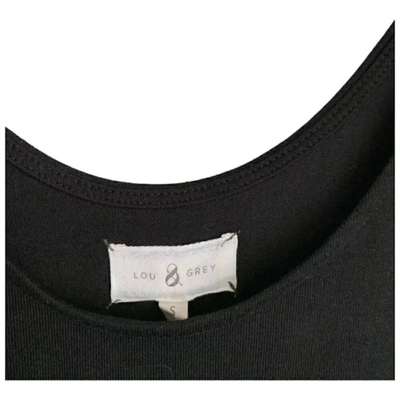 Lou & Grey Black Dress Size Small with Spaghetti Straps LBD - Picture 2 of 5